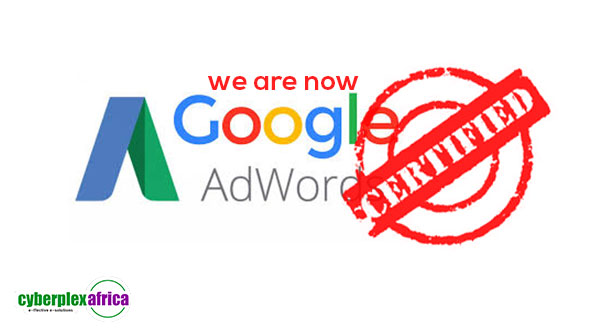 Google adwrds certified - Cyberplex Africa